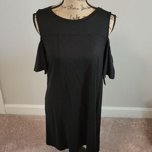#21 NWT Cold shoulder black dress Kensie